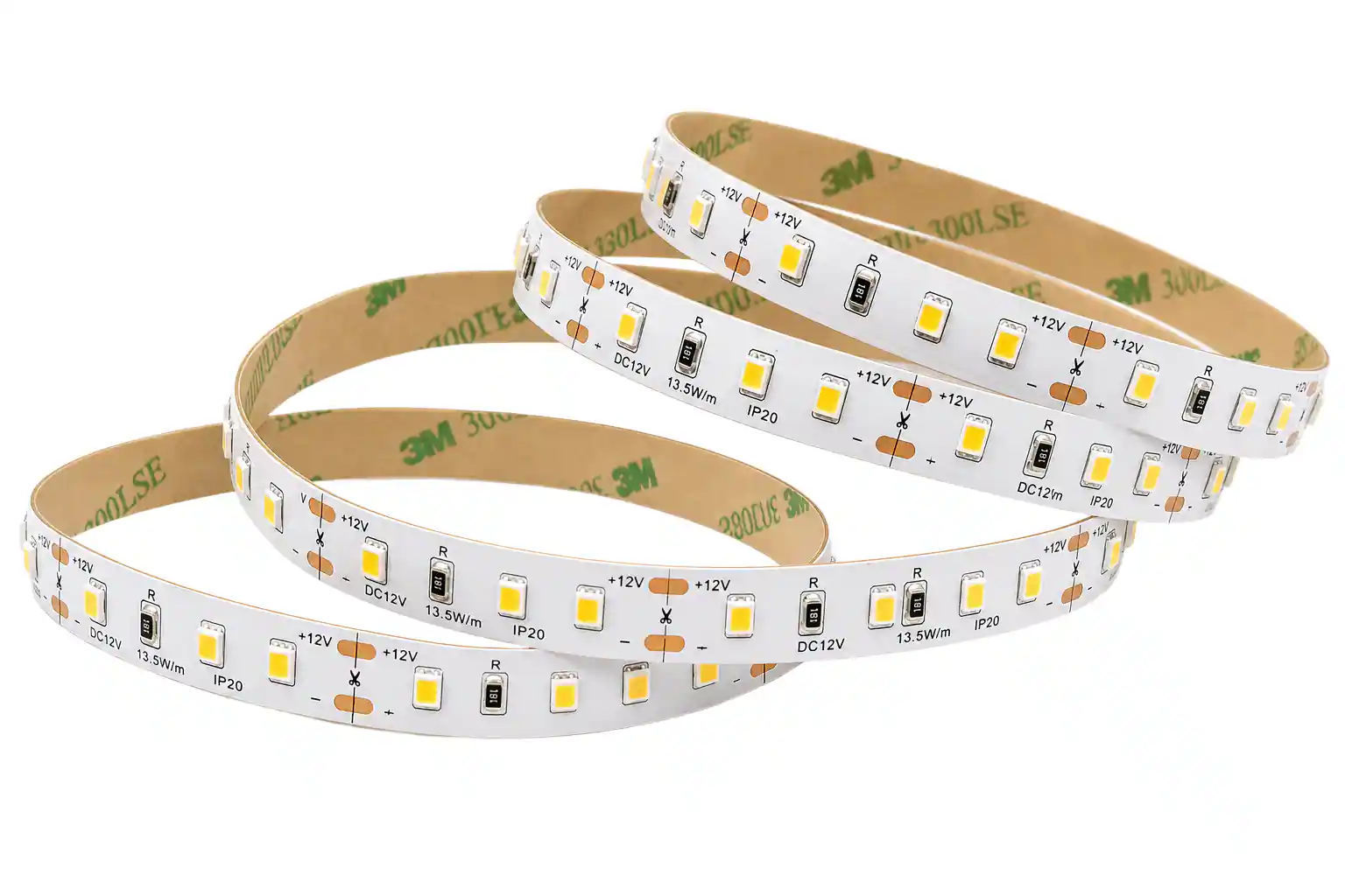 LED pásek 12V 13,5W/m IP20 se 144 LED na metr